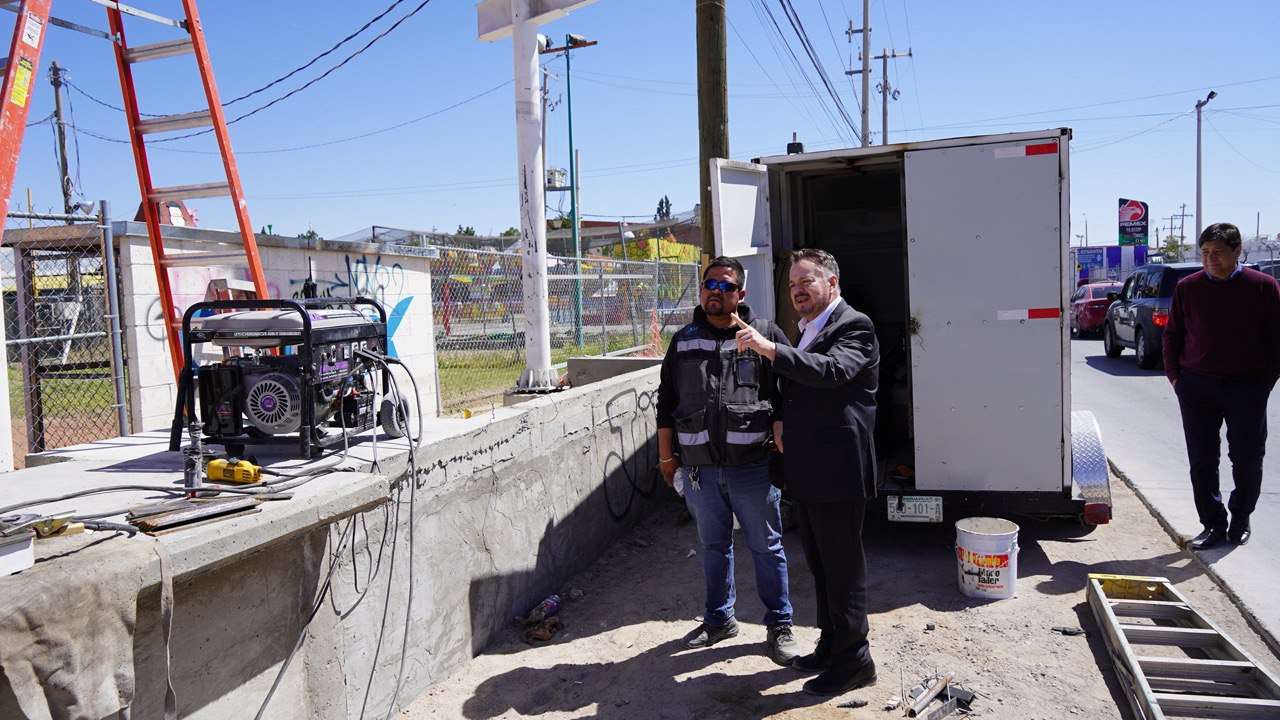Supervisa titular de SCOP avances en BRT 2 en Juárez