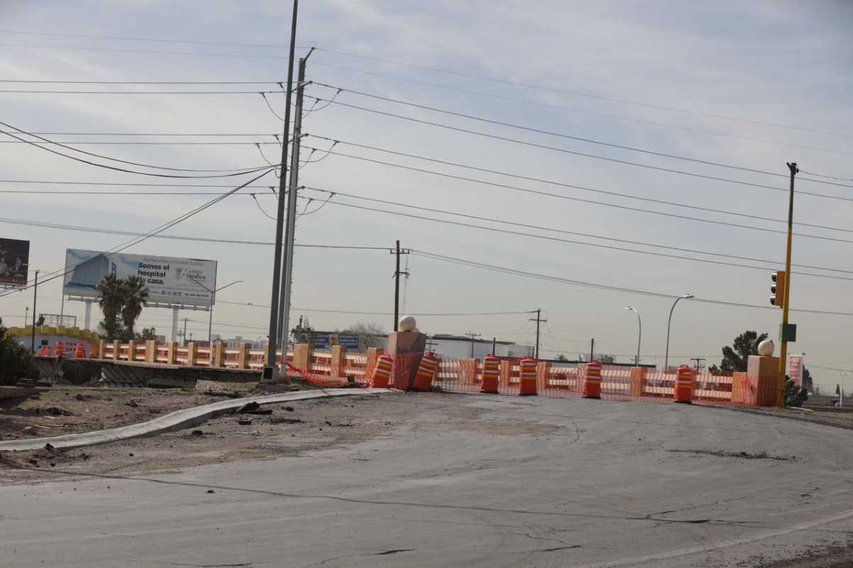 Registran avance las obras de rehabilitación del Puente Carlos Villareal