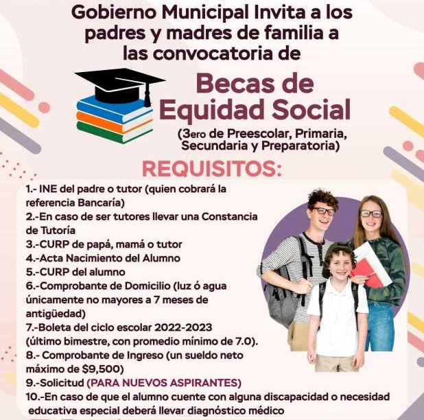 Invitan a tramitar becas escolares el próximo viernes en CONALEP III