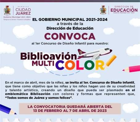 Continúa la recepción de diseños para el “Bilioavión Multicolor”