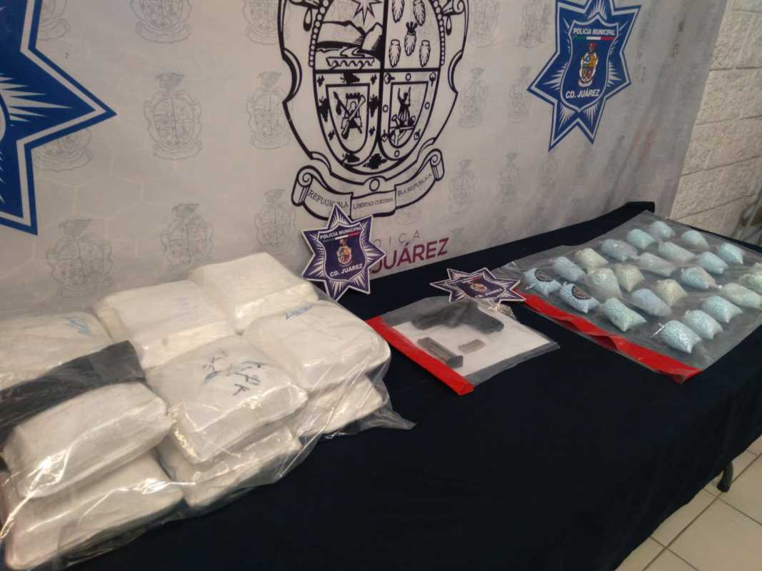 Logra SSPM fuerte decomiso de drogas sintéticas