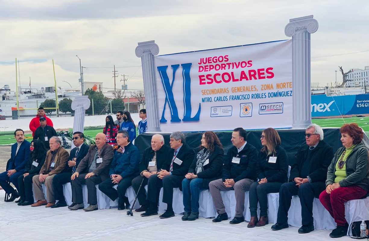 Iniciarón Juegos Deportivos Escolares de Secundarias Generales en Juárez