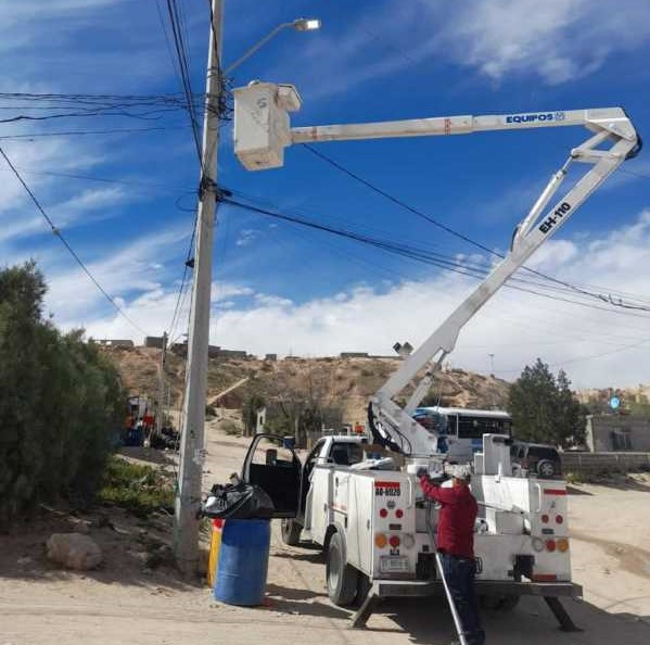 Iluminarán Rancho Anapra con lámparas led