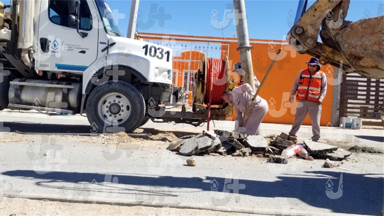 La JMAS resolvió  problemática en Senderos de San Isidro