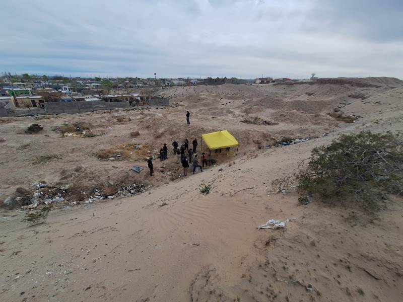 La FGE localiza tras rastreo, cuerpos y osamentas inhumados en El Sauzal