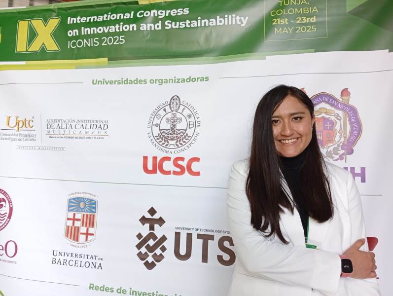 ¡Enhorabuena! alumna de la UACJ presente en el IX International Congress of Innovation and Sustainability
