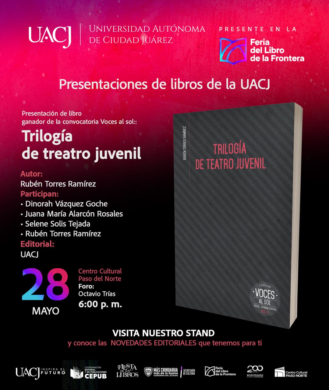 Universidad Autónoma de Ciudad Juárez presente en la Feria del libro de la Frontera