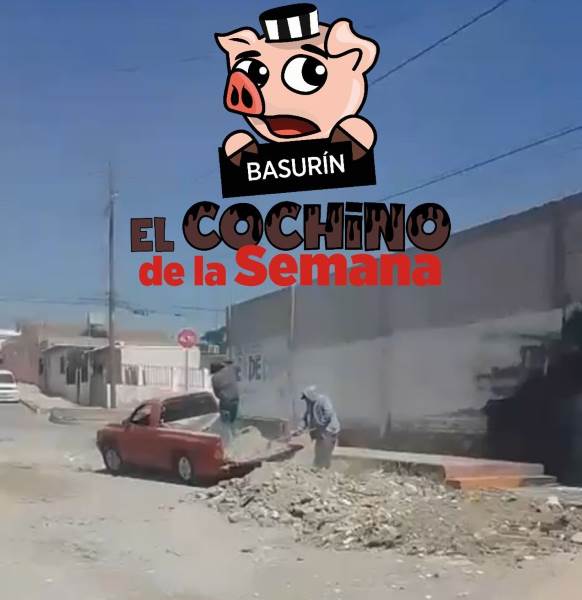 “El Cochino de la Semana” deja primeras multas por tirar basura en la vía pública