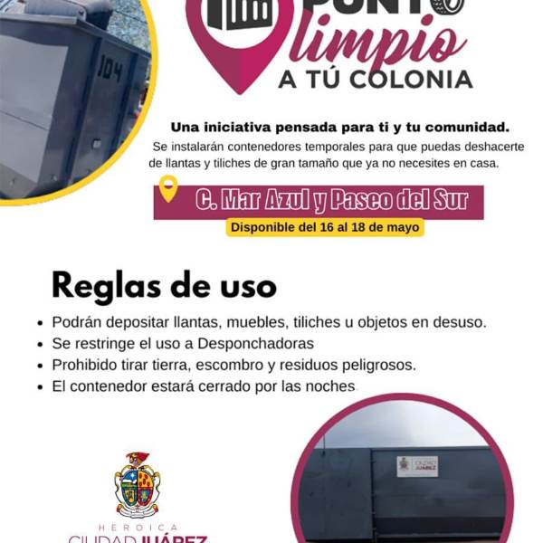 Cerradas del Parque cuenta con Punto Limpio