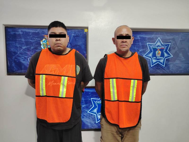 Detienen a dos hombres con arma de fuego en Paseo de los Nogales