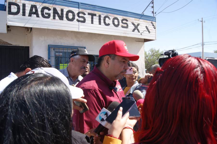 Participa alcalde en marcha organizada por la CTM.