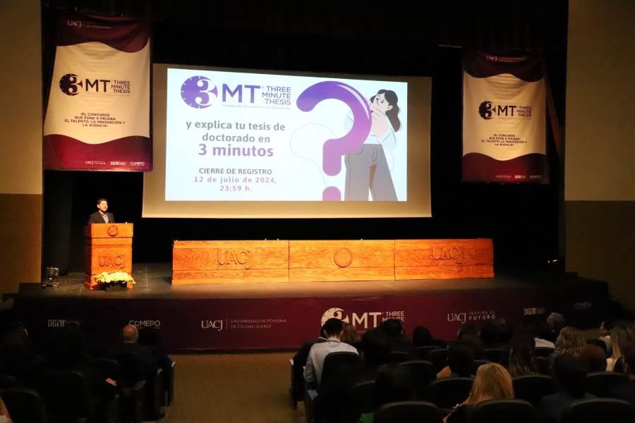 Estudiantes de la UACJ destacan en el 3MT® 2025