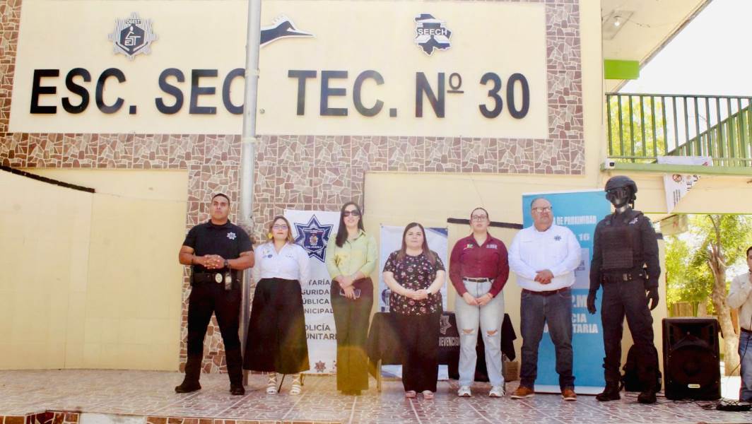 Participa SSPM en Jornada Integral de Prevención FLORECE en Secundaria Técnica No. 30