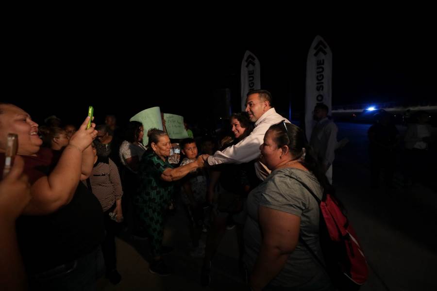 Rehabilitan alumbrado del Camino Real en Ciudad Juárez