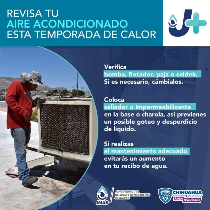 Pide la JMAS dar mantenimiento a aires antes de usarlos