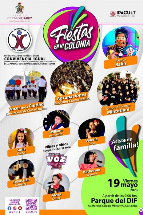 Fiestas en mi Colonia llega al parque DIF
