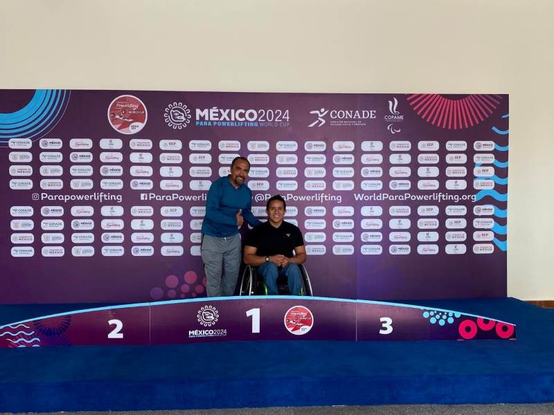 Juarense Paraatleta gana medalla de plata en el México 2024 Para-Powerlifthing World Cup