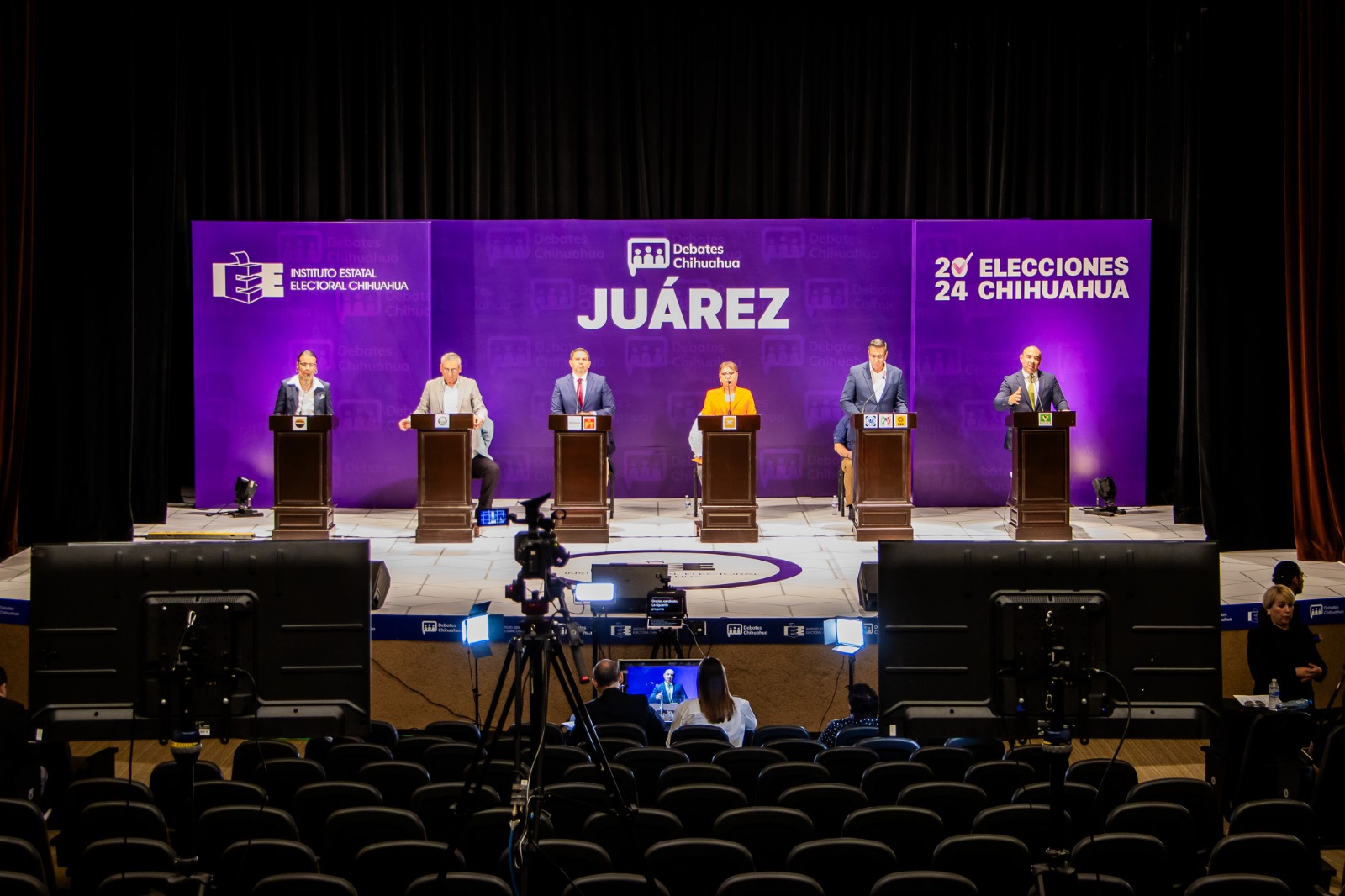 Culmina debate entre candidatos a la alcaldía; sobresalieron los señalamientos.