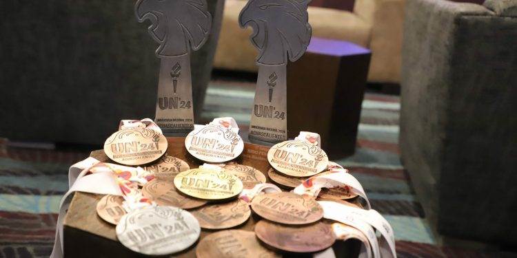 Cosecha de medallas en judo y boxeo de la Universiada Nacional 2024