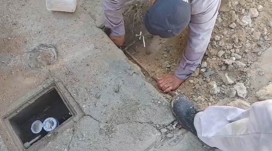 Multan domicilio por tener toma clandestina