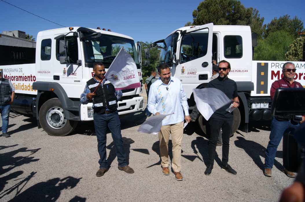 Comienzan trabajo de bacheo en la ciudad con nuevas unidades para contener la problemática.