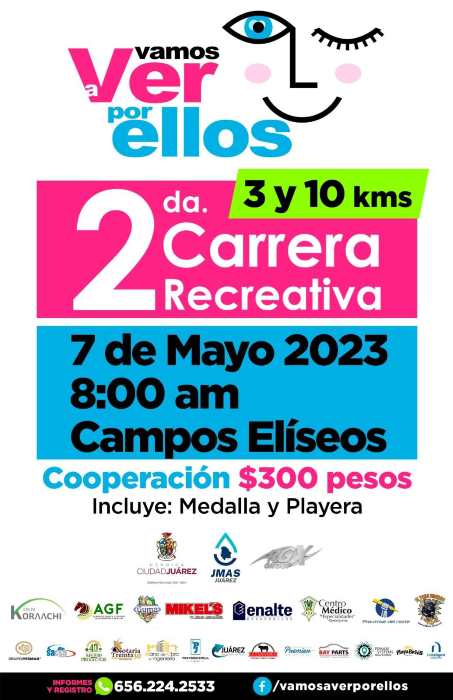 Anuncian la carrera “Vamos a ver por Ellos”