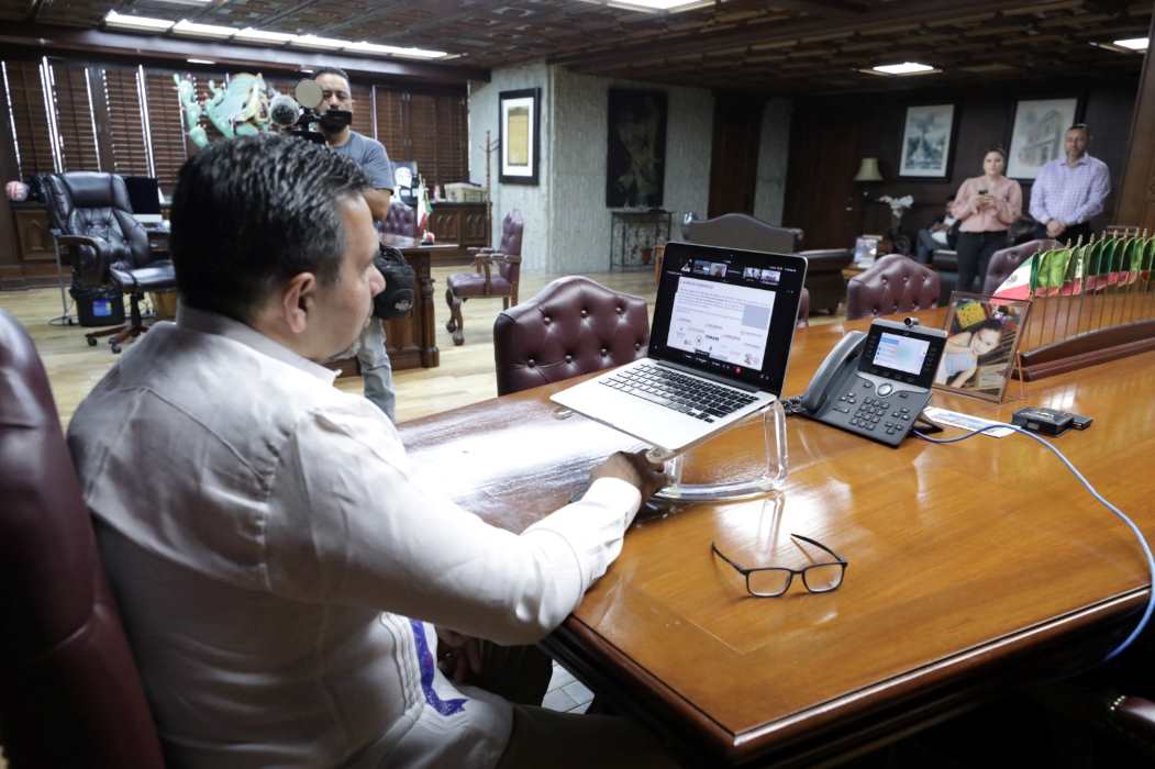 Participa alcalde en diálogo con la SSPC del Gobierno Federal