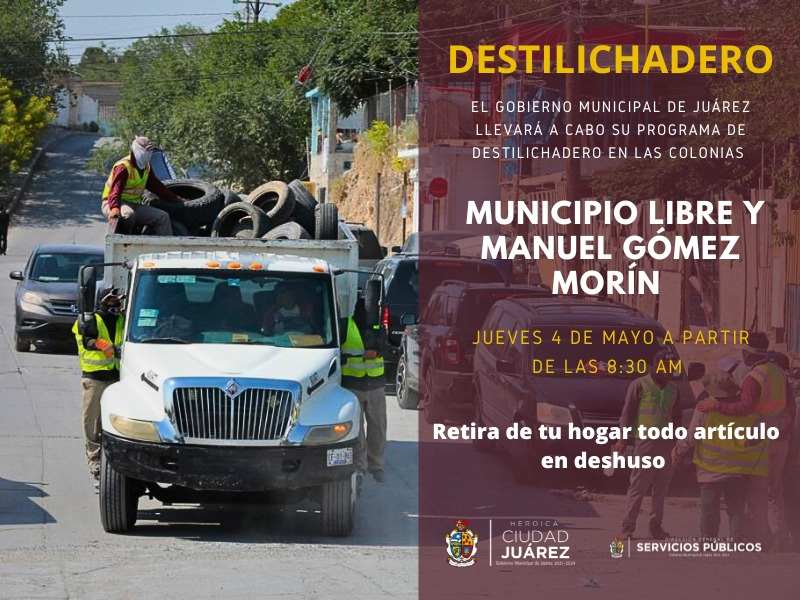 Llevarán programa de destilichadero a cuatro colonias