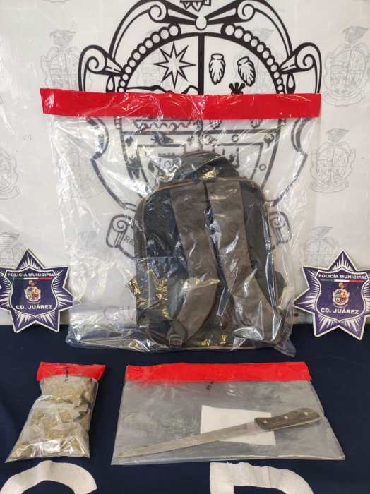 Detienen a sujeto en posesión de marihuana; resultó contar con orden de aprehensión