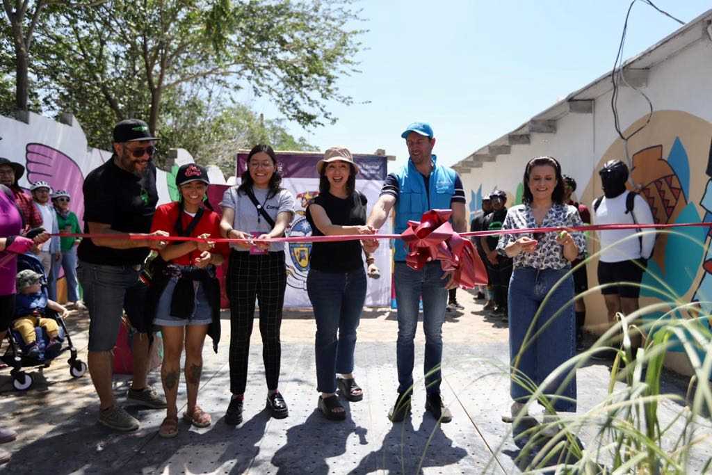 Activan zona intervenida por ONU-Hábitat y Gobierno Municipal