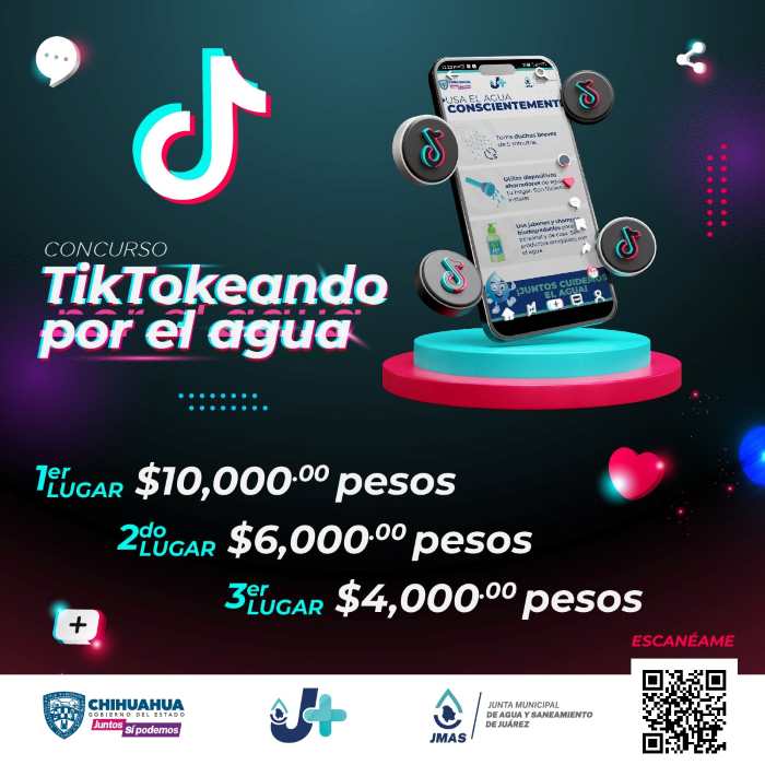 Últimos días para participar en el concurso tiktokeando por el agua