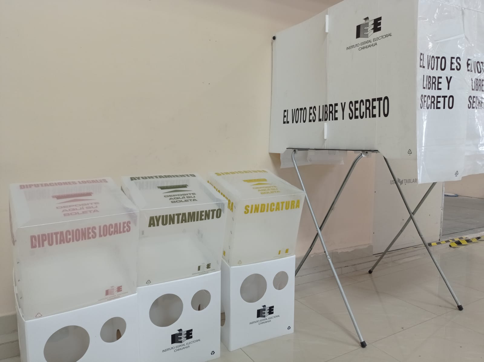 Llega a Juárez el material electoral para el proceso local.