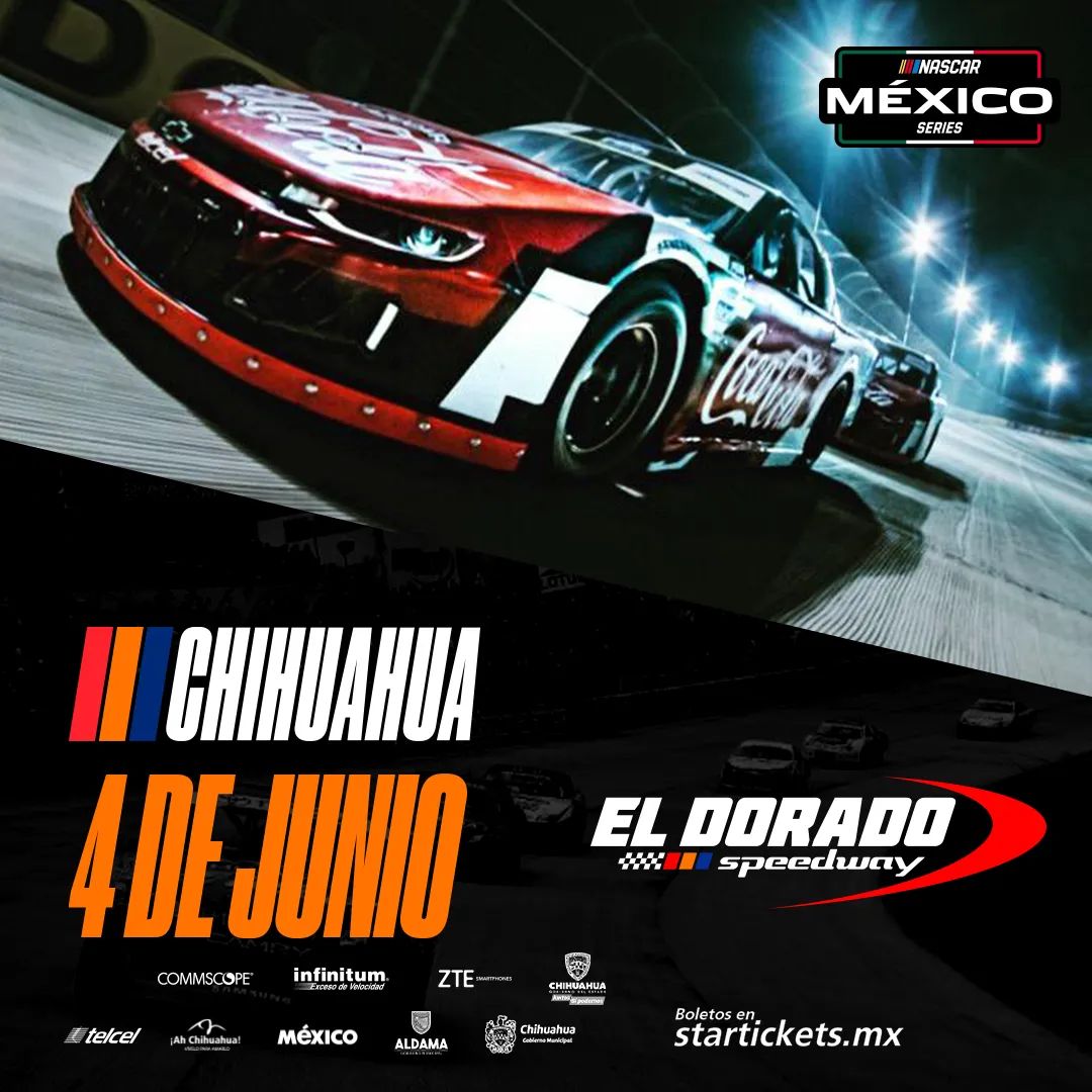 Anuncian gran carrera Nascar para Chihuahua