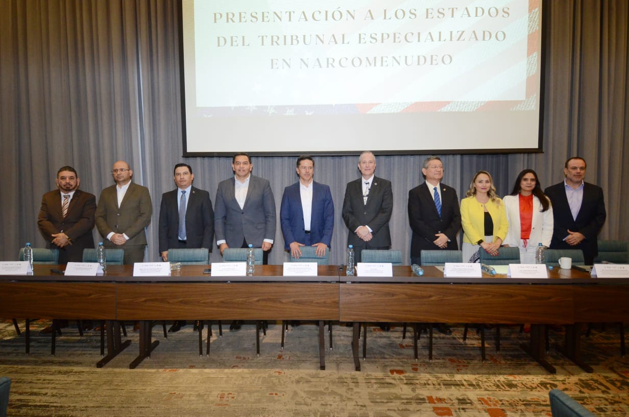 Tribunal Especializado en Narcomenudeo resultado de una coordinación entre distintas instancias: alcalde