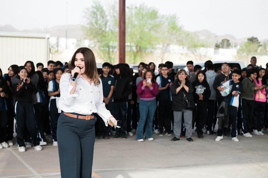 Promueve el DIF municipal el deporte y la paz en la Secundaria Estatal 3061