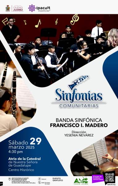 Invita IPACULT a concierto sinfónico en la Catedral
