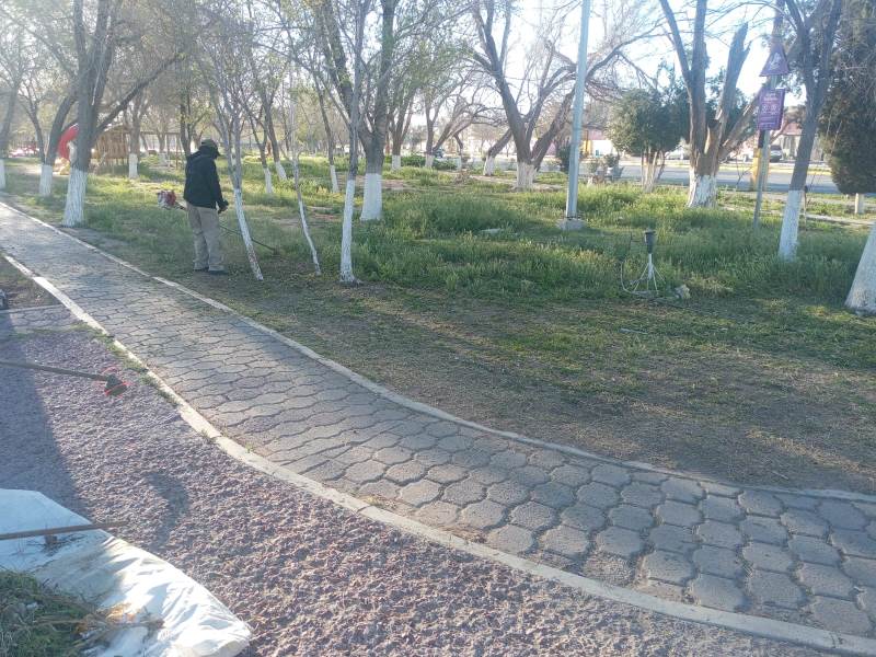 Realizan mantenimiento en el Parque de la Familia
