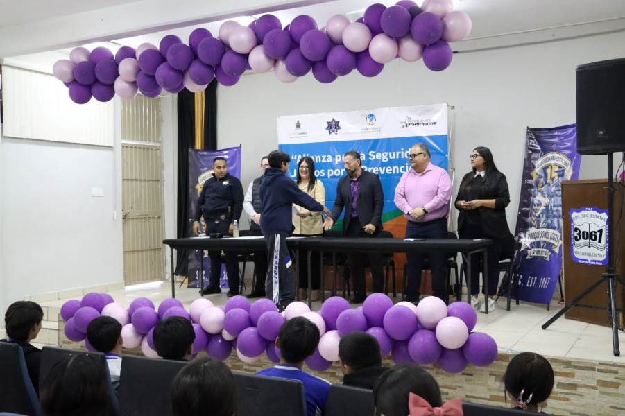 SSPM concluye talleres de prevención en la Secundaria 3067