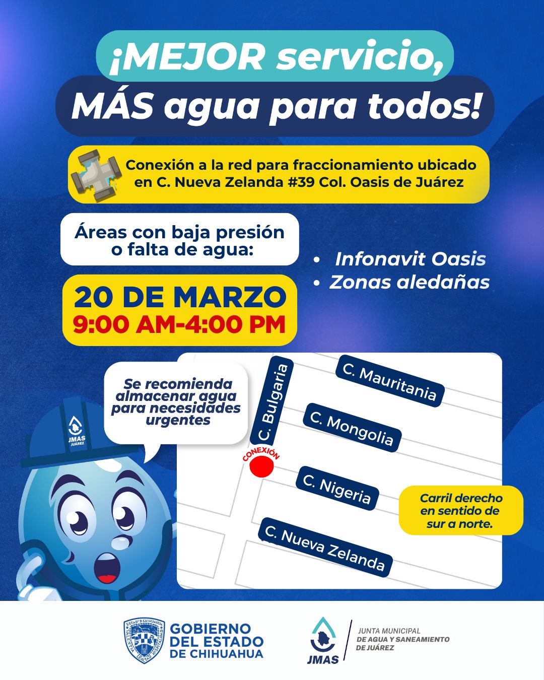 Anuncia JMAS integración de un fraccionamiento a la red general.