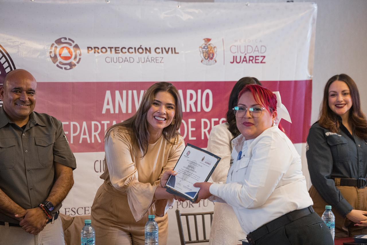 Reconocen labor de elementos de Rescate.