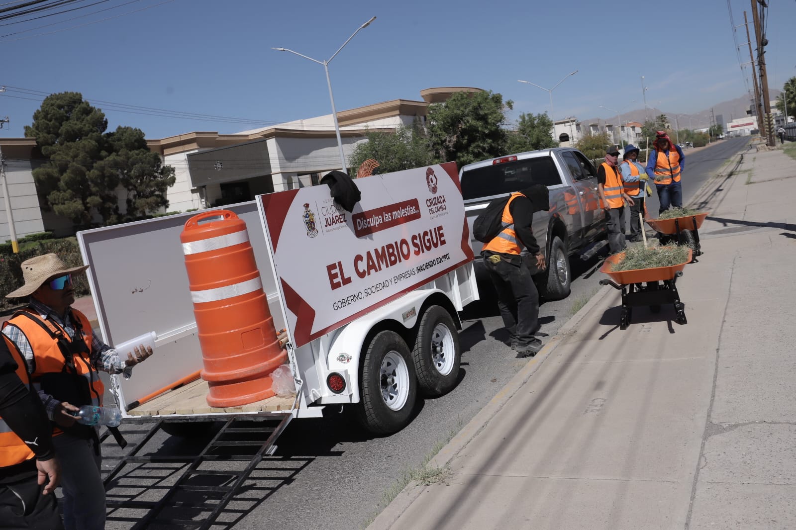 Reactiva municipio trabajos de Cruzada por el Cambio.