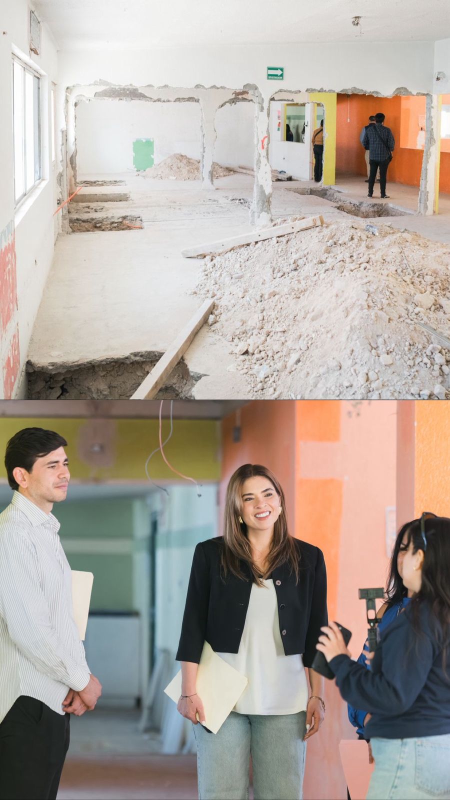 Supervisan obras financiadas con diversos fondos.