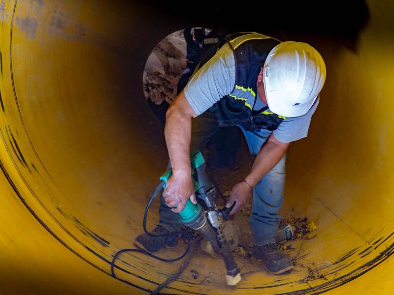 Concluyen trabajos de conexión del colector Cuatro Siglos en Ciudad Juárez