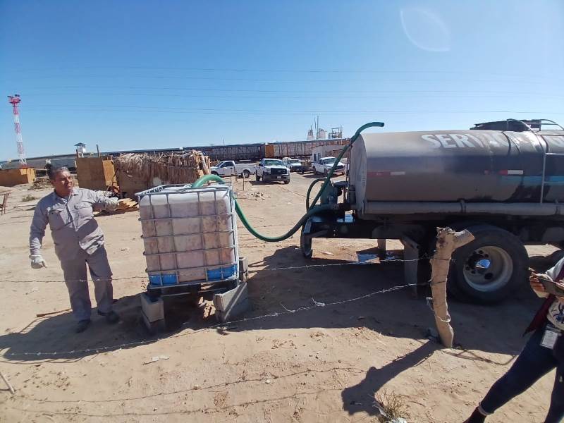 La JMAS seguirá entregando agua en pipas en Valle Dorado Etapa 2
