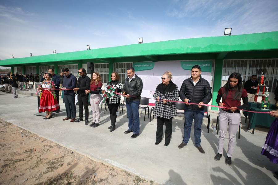 Cobach 11 se benefició con la construcción de aulas por parte del municipio