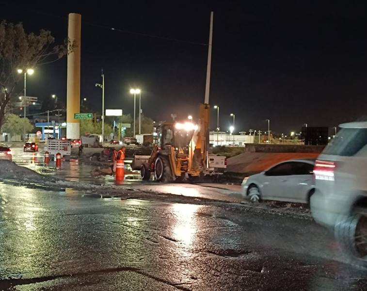 La JMAS realizó trabajos de mantenimiento y desazolve en colector Norzagaray