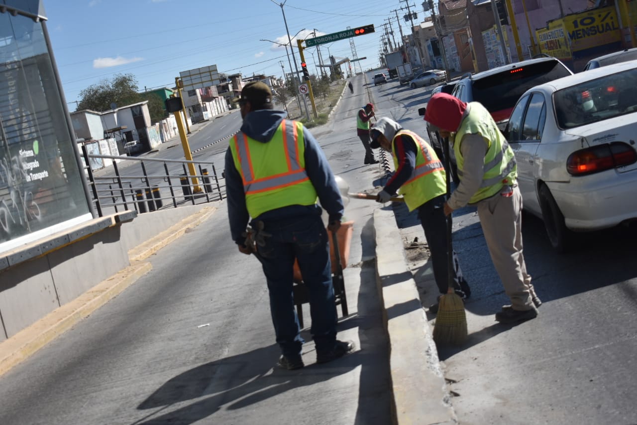 Interviene la dirección de Limpia el bulevar Zaragoza