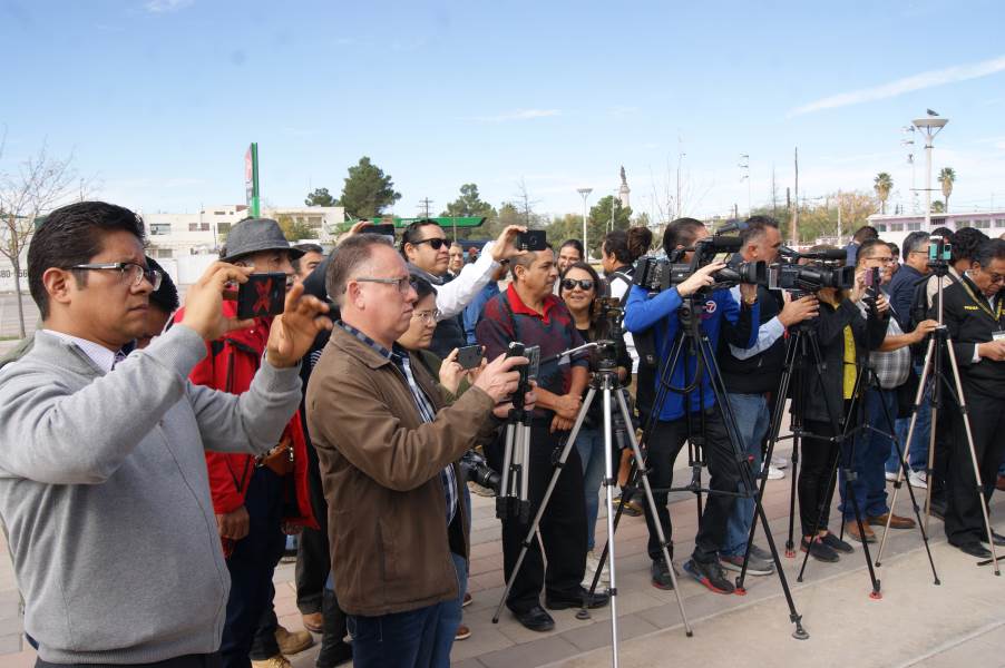 Durante manifestación, exigen periodistas el esclarecimiento del homicidio de Ismael Villagómez.