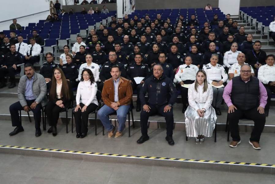 Elementos de la  SSPM se capacitan en actuación de  Violencia de Género