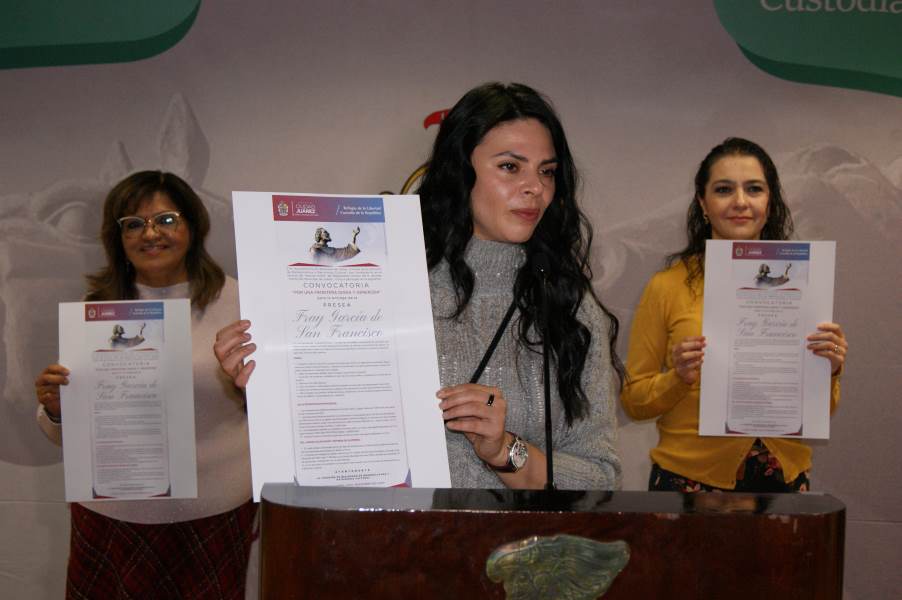 Lanzan convocatoria para la entrega de la Presea Fray García de San Francisco.